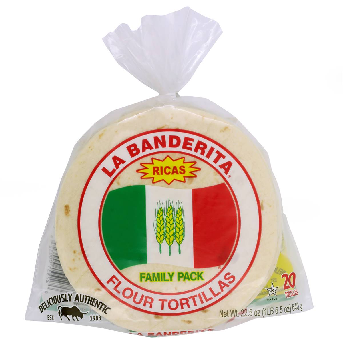 LA BANDERITA TORTILLAS FAMILY PACK 640G