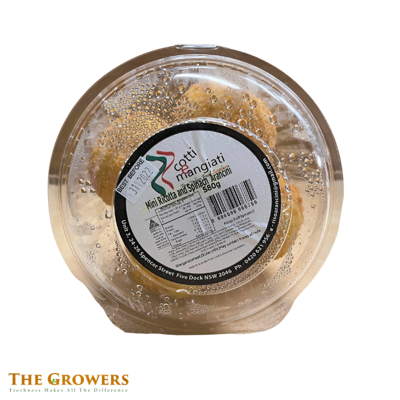 Cotti E Mangiati Mini Ricotta And Spinach Arancini 580g