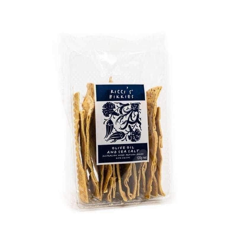 Riccis Bikkies Bag Olive Oil &amp; Sea Salt 120G