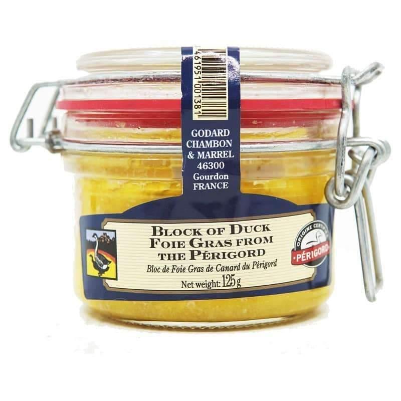 Block Of Duck Foie Gras Blue 125Gr