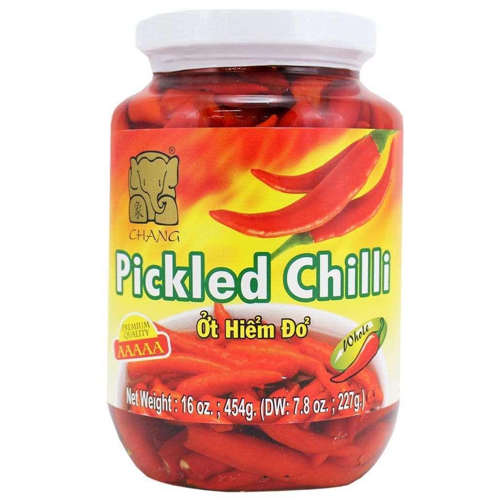 Chang Pickled Whole Chilli Red 454g