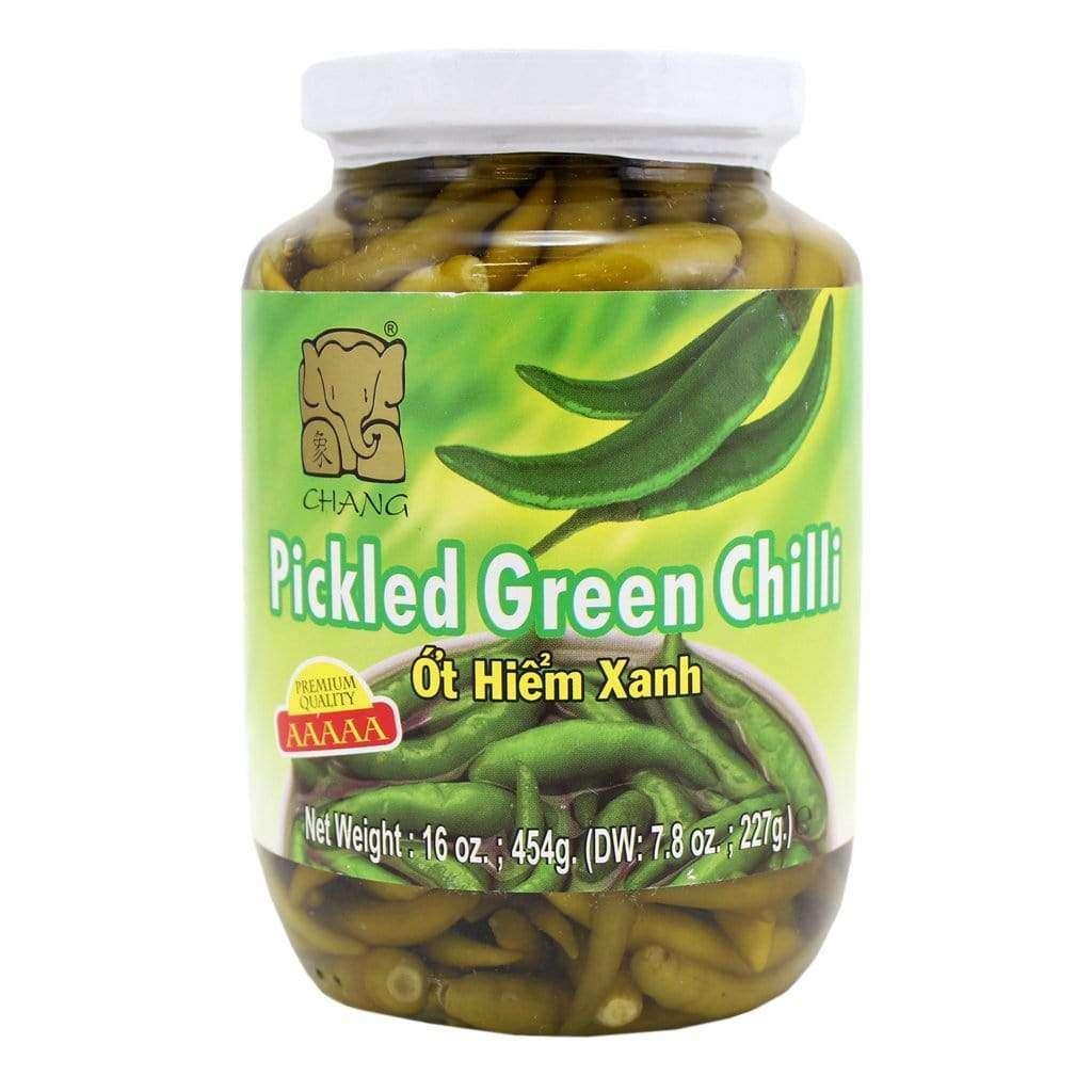 Chang Pickled Whole Chilli Green 454g