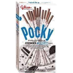 GLICO POCKY COOKIES &amp; CREAM 2PK 56G