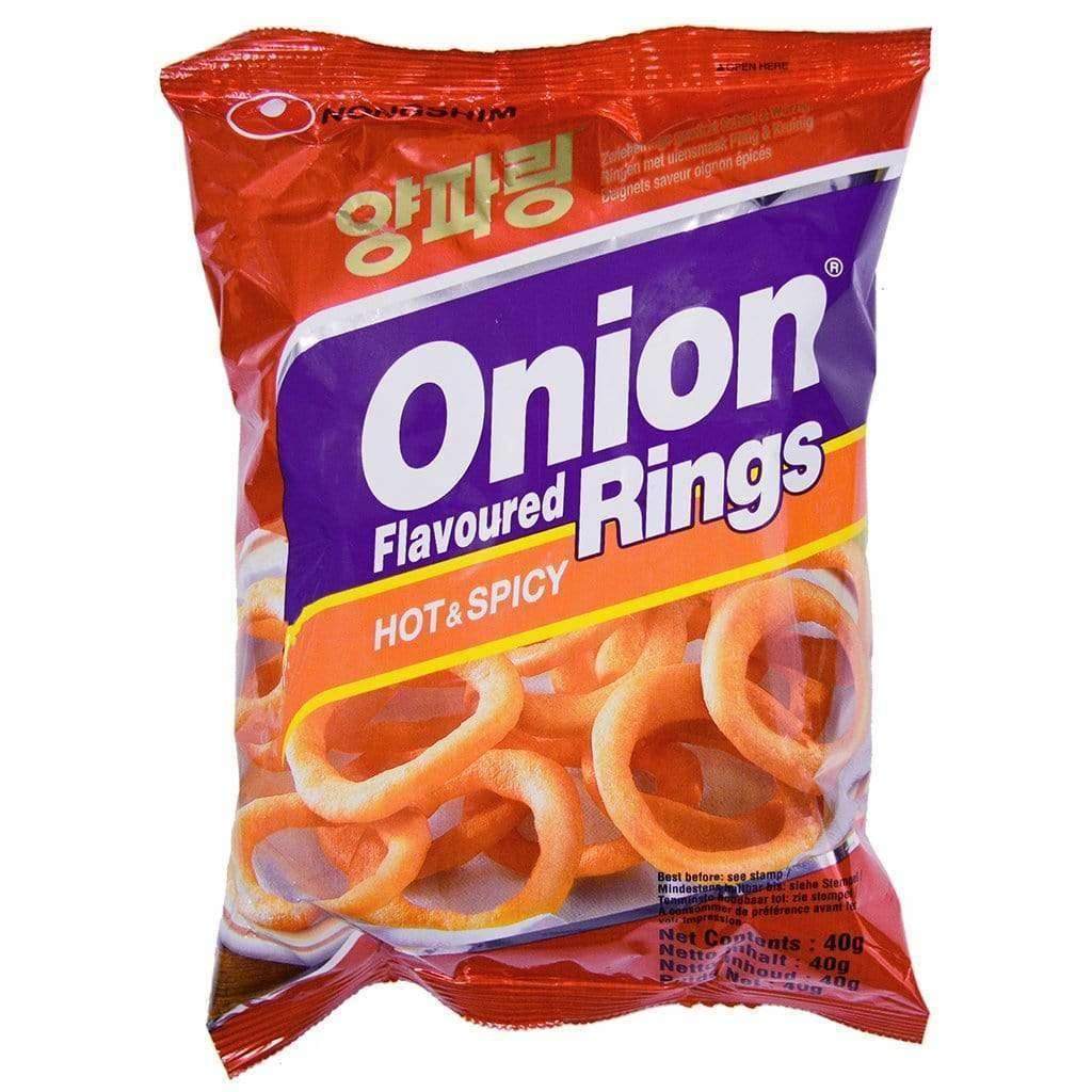 NONGSHIM ONION RING HOT &amp; SPICY FLAV 40G