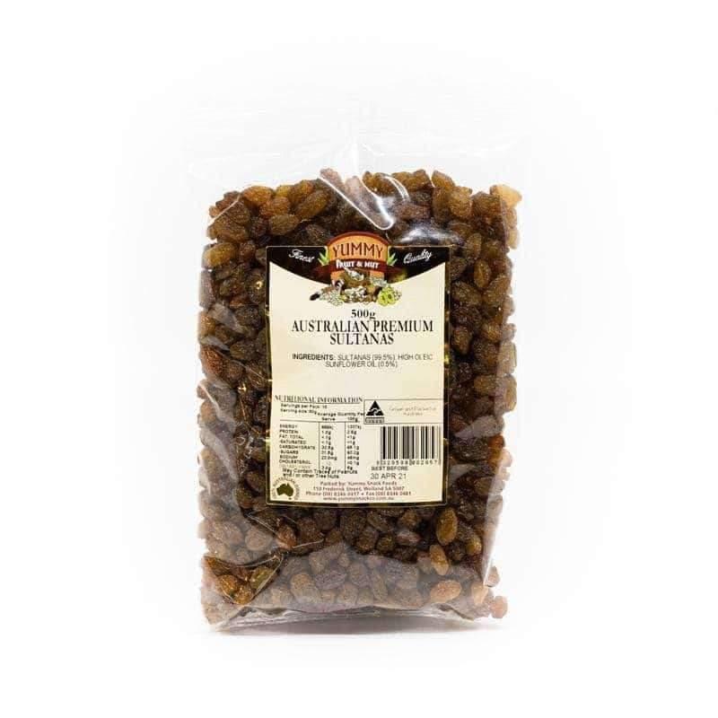 Yummy Australian Premium Sultanas 500G