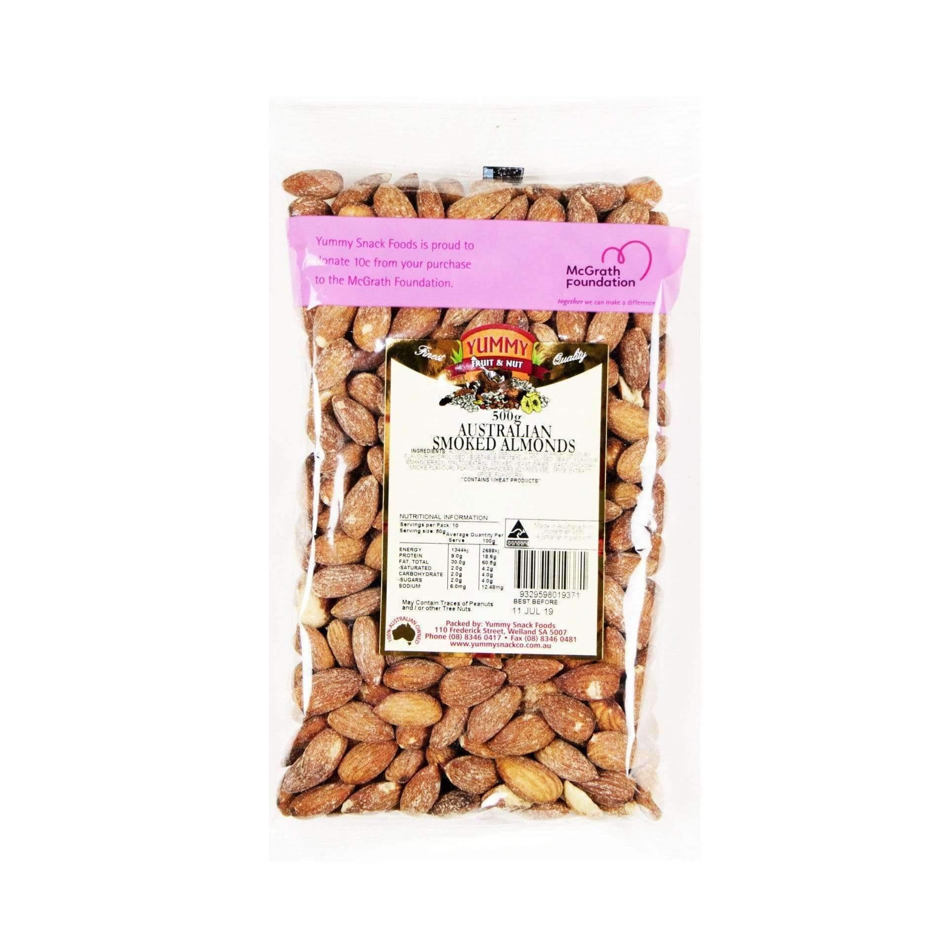Yummy Australian Smoked Almonds 500G